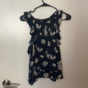 Abercrombie & Fitch Sleeveless Blouse | Size Small | Floral